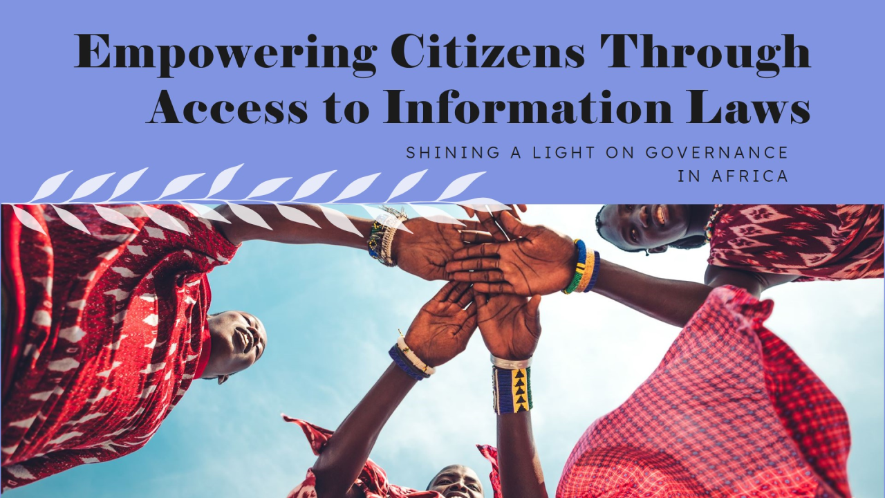 Shining a Light on Governance: How Access to Information Laws Empower Citizens